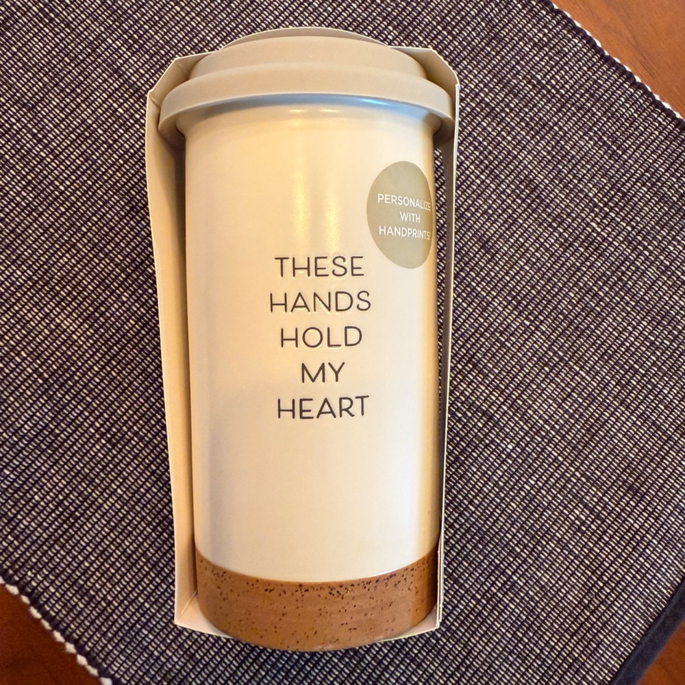 Hallmark Customizable Handprint Travel Mug